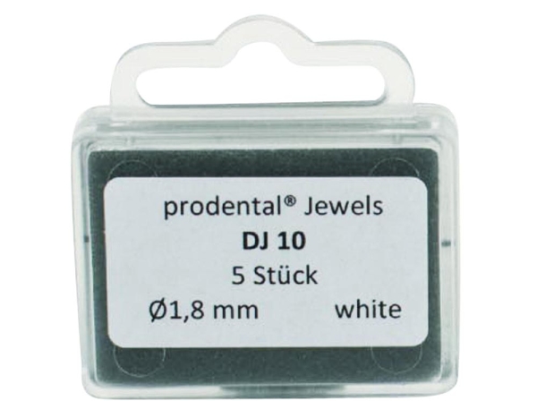 Tandjuweel witte diamant 1,8 5st